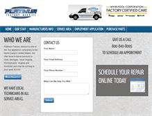 Tablet Screenshot of platinumfactoryservice.com